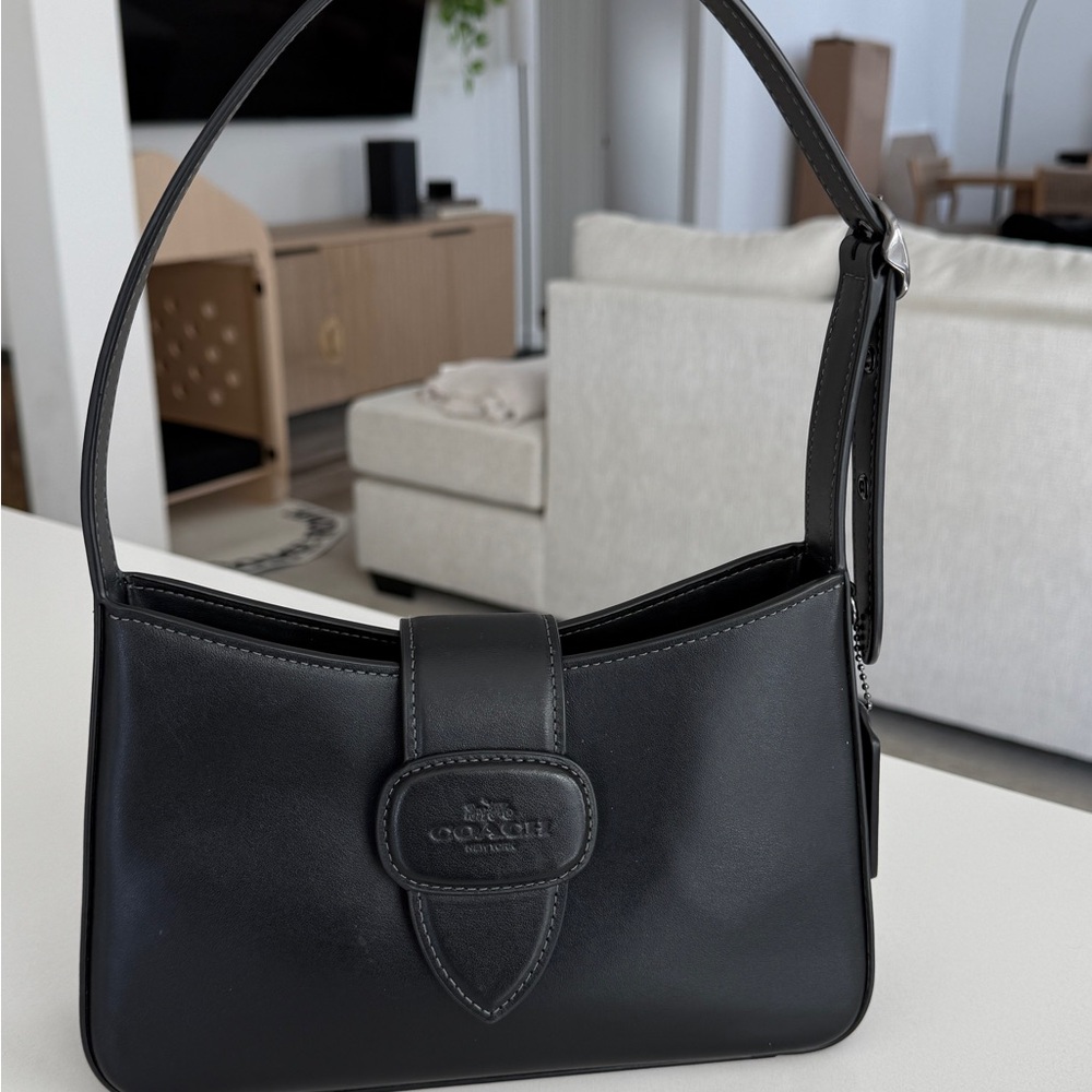Coach Eliza Black Shoulder Bag